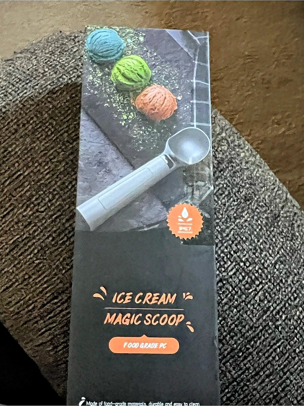 Magic Ice Cream Magic Scoop Electric Black & Silver